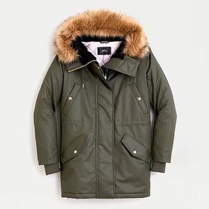J. Crew Perfect winter parka with eco-friendly PrimaLoft